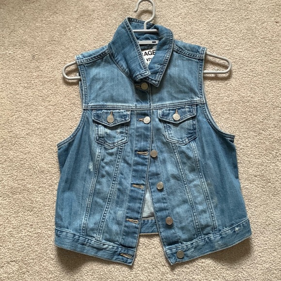 Garage Denim Vest - Picture 1 of 2